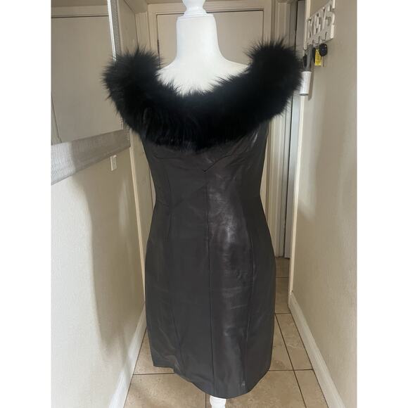 Michael Hoban For North Beach Leather Dress Size 10